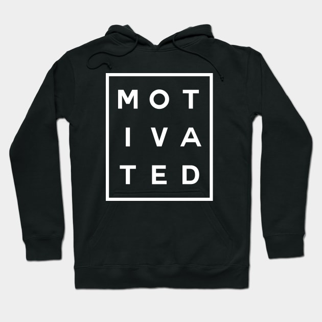 Motivated Boxed (White) Hoodie by inotyler